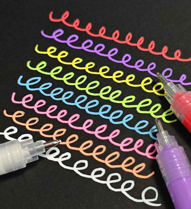 Guangna Liquid Acrylic Marker Set – 1.0mm Metal Tip - 72 Colors
