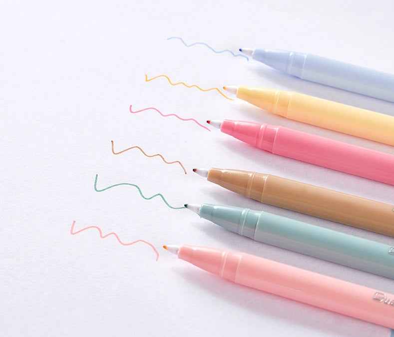 Guangna Felt Tip Marker Pens 12 Colors for Writing Drawing Journaling