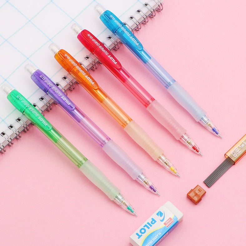 Pilot Super Grip Mechanical Pencil 0.5 mm Lead - 5 Color Pack