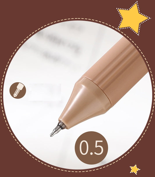 HESU Cute Dog Rollerball Gel Pens,Puppy Tongue Out,6 Pack