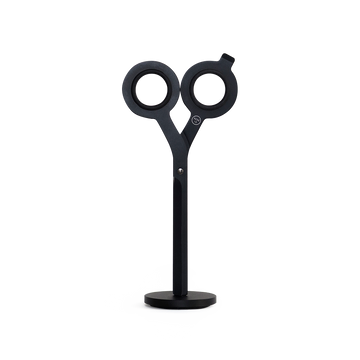 HMM Scissors with Base Black/Gold for Office