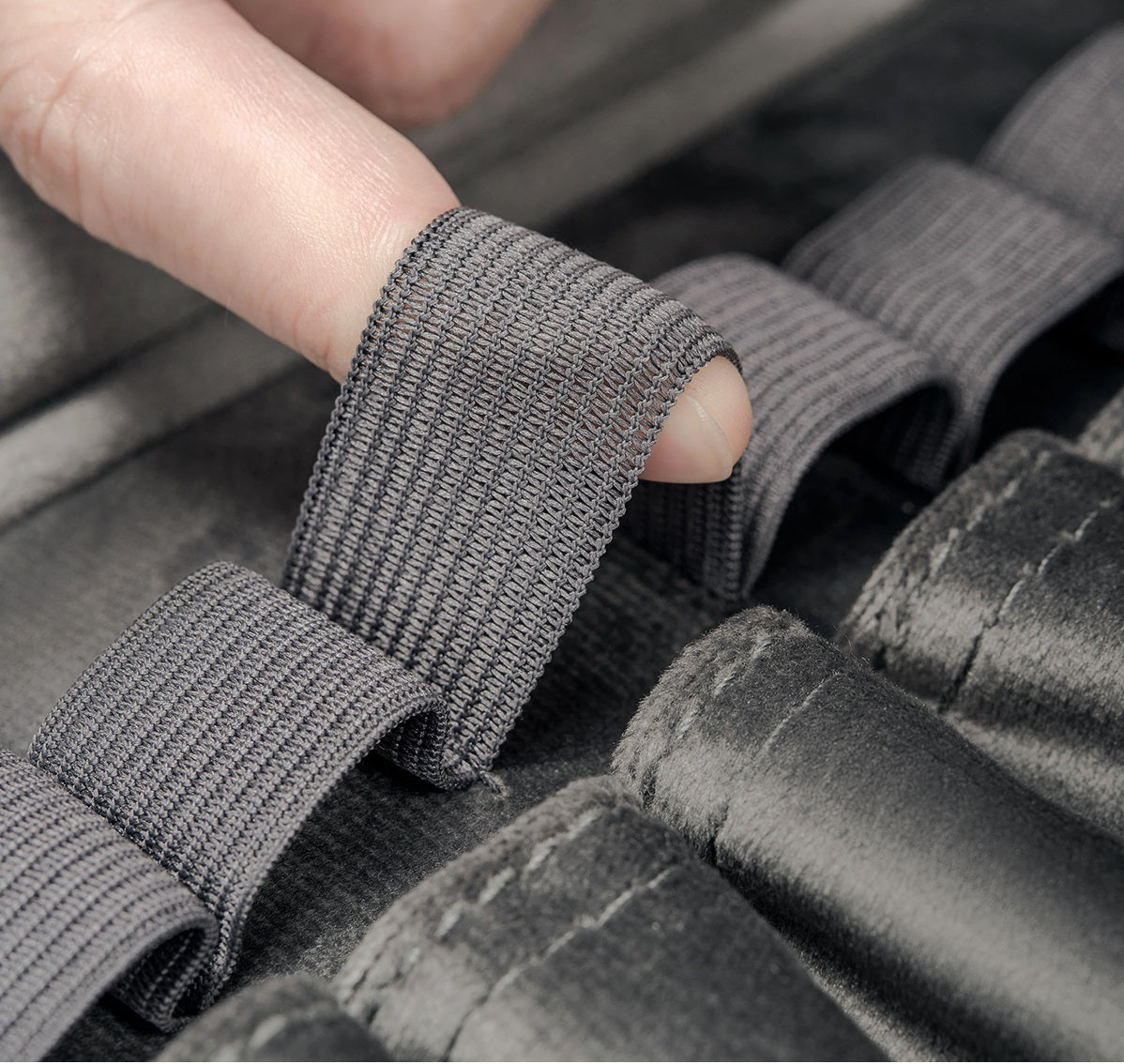 HONGDIAN 20-Slot Fountain Pen Case Waterproof Large Capacity Pouch