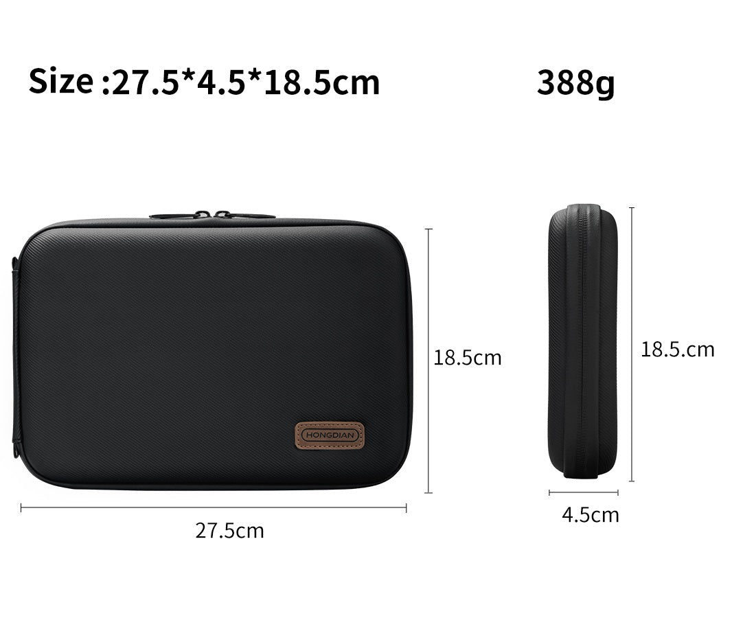 HONGDIAN 20-Slot Fountain Pen Case Waterproof Large Capacity Pouch