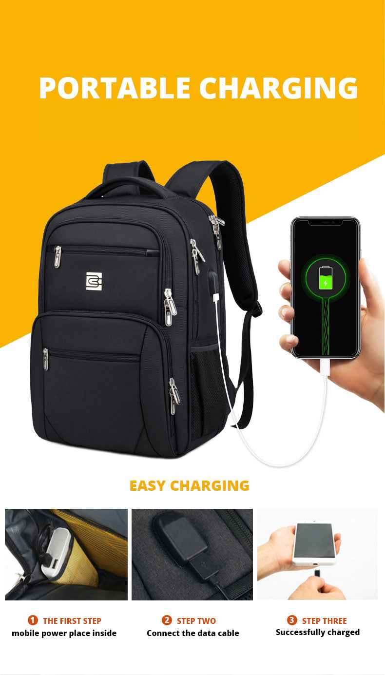 Bruno Cavalli Laptop Backpack for Men,Stylish College Bookbag for 15.6 Inch Laptop - TTpen