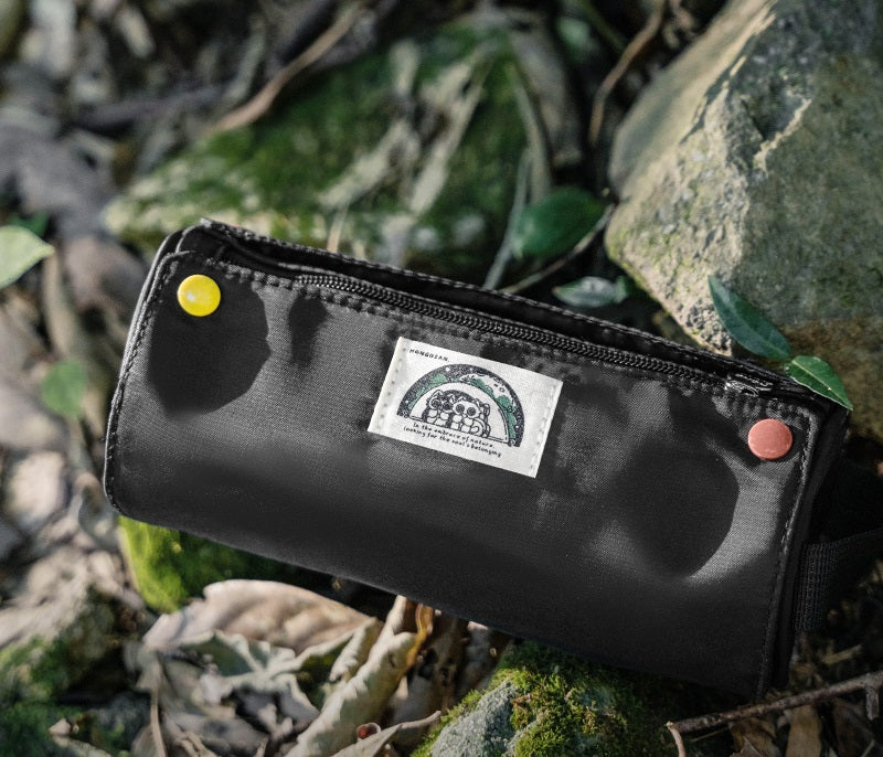 HongDian 2025 Roll-Up Pencil Case Desk Holder & Portable Storage