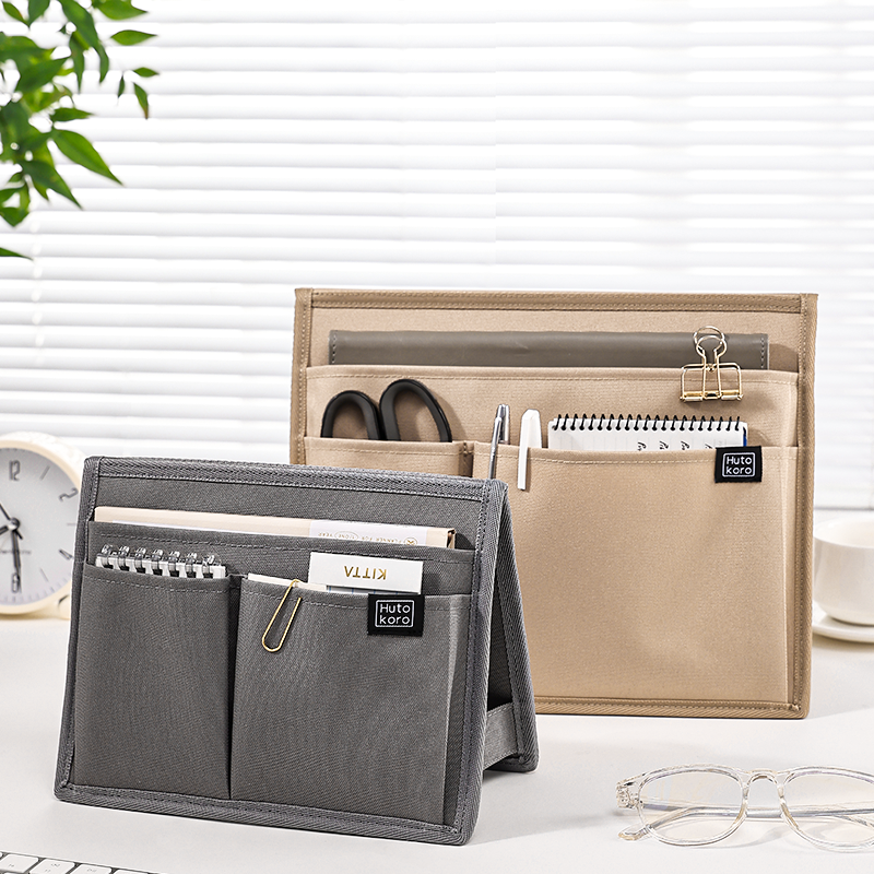 King Jim Hutokoro Dual-Side Desktop File Standable Organizer