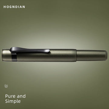 Close-up of the Hongdian M2 fountain pen nib