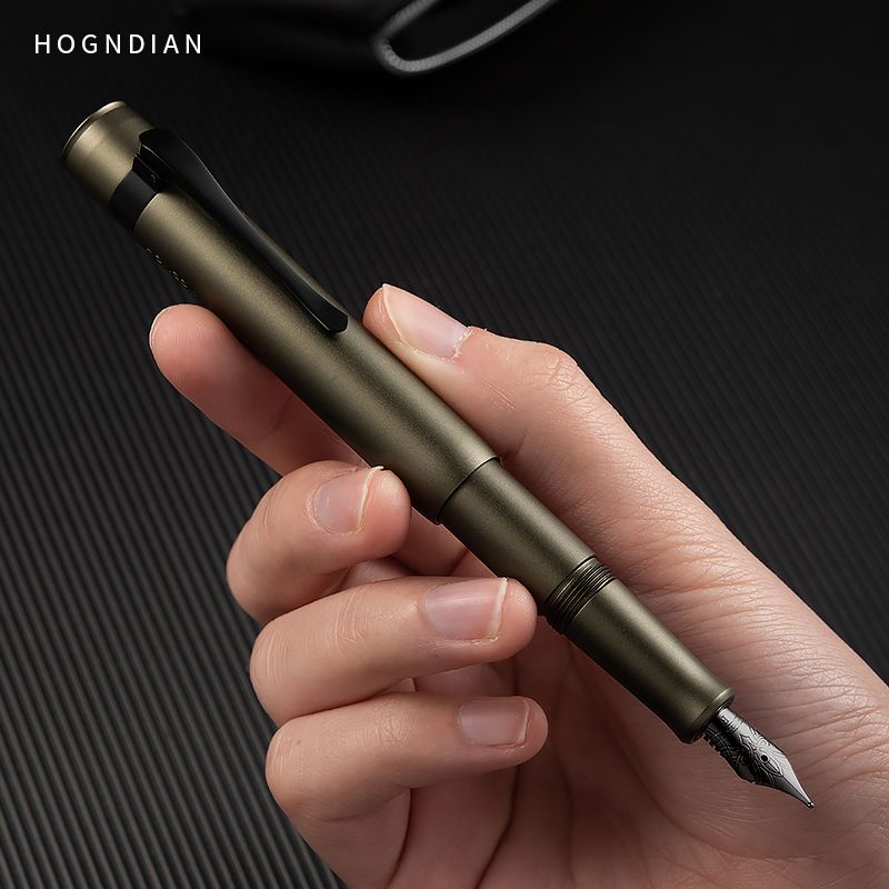 Hongdian M2 pocket fountain pens in multiple finishes