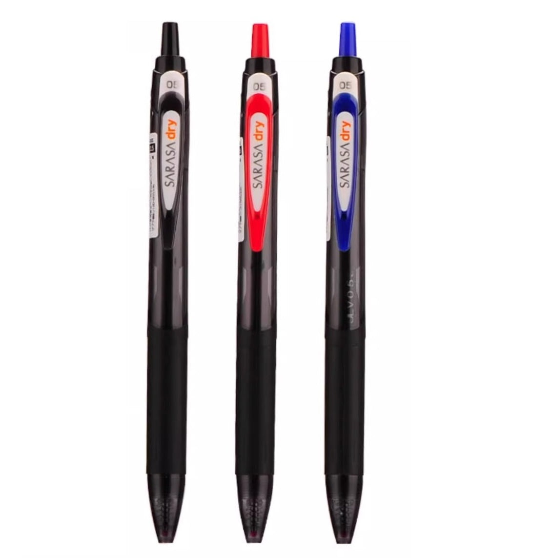 Zebra Sarasa Dry Gel Ink Pen JJ31 0.5MM 3 Color Pack