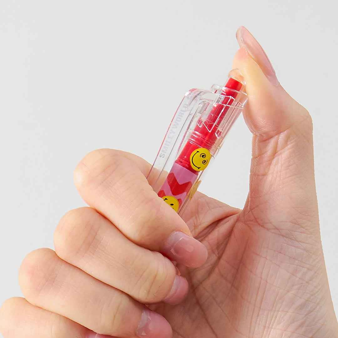 KACO Jumbo Smiley World Gel Pen 0.5mm Black Ink 3 Pack