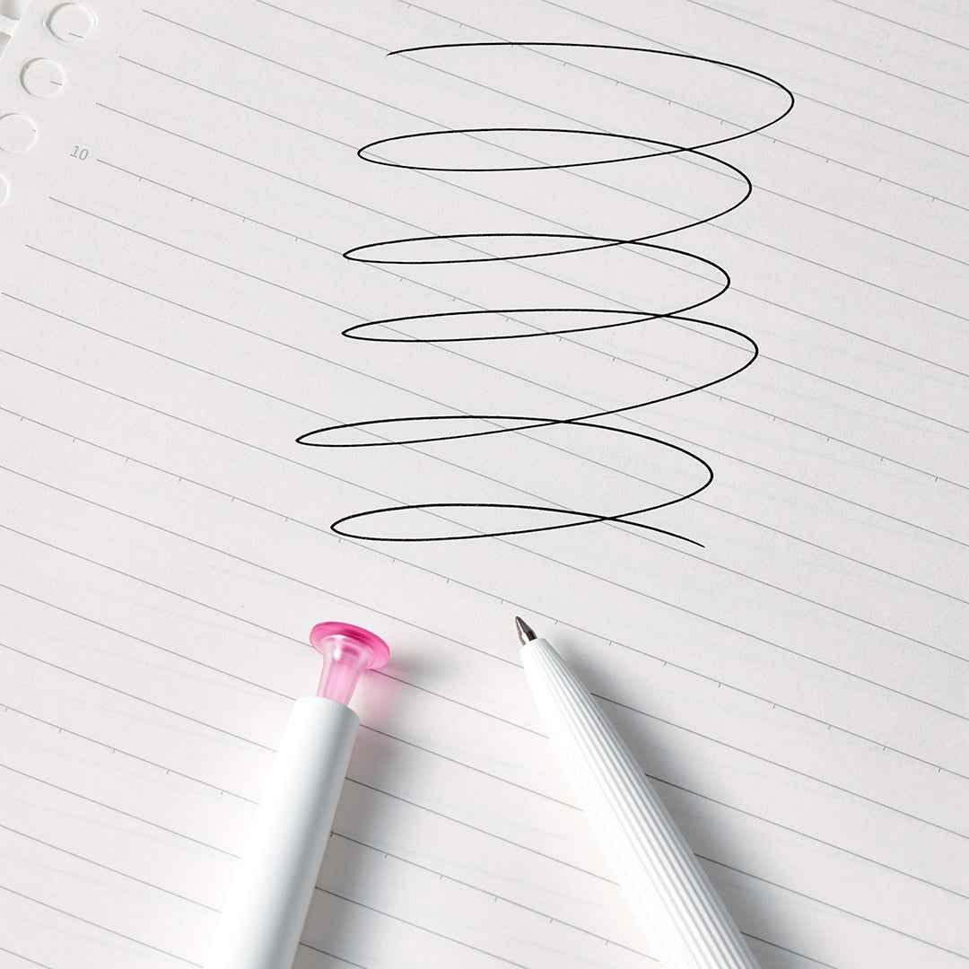 KACO K10 Gel Pen 0.45mm Black Ink 7 Pack