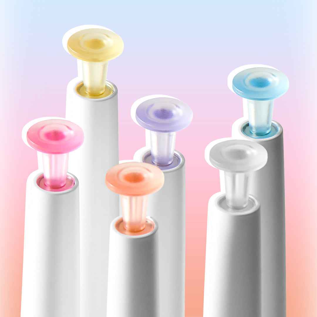 KACO K10 Gel Pen 0.45mm Black Ink 7 Pack