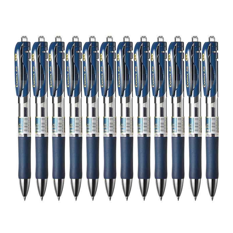 Comix K3511,Retractable Gel Ink Pens,Fine Point (0.5mm),12 Count - TTpen