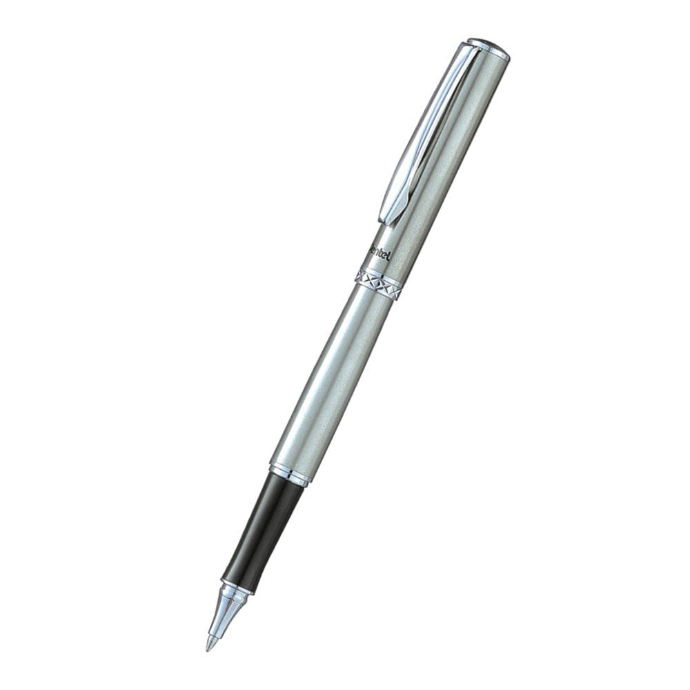 Pentel K600 Libretto Gel Roller Pen 0.7mm,All Metal,Black Ink