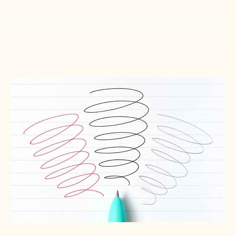 KACO 3in1 Multi-Pen Black/Red Ballpoint 0.5mm Mechanical Pencil 2 Pack