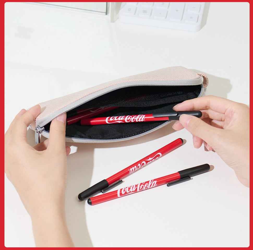 KACO Coca Cola Joy Gel Ink Pen,0.5mm,Black Ink,5 Pack