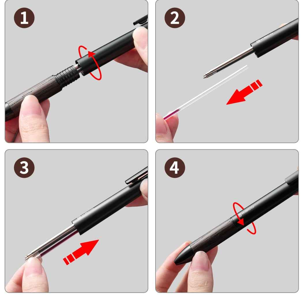 KACO Easy 3in1 Metal Wooden Multifunctional Pen