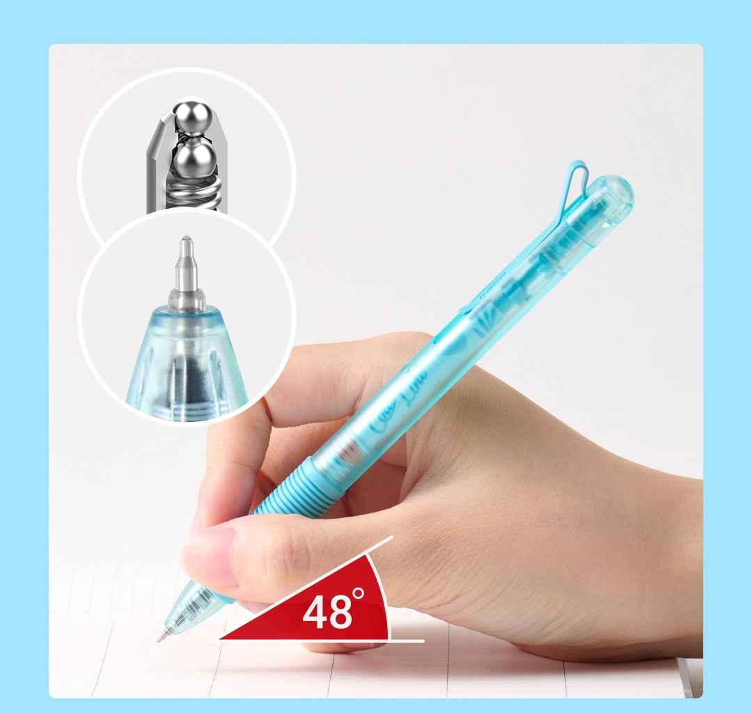 KACO K1 Gel Pen Coast Line 0.5mm Black Ink 4 Pack