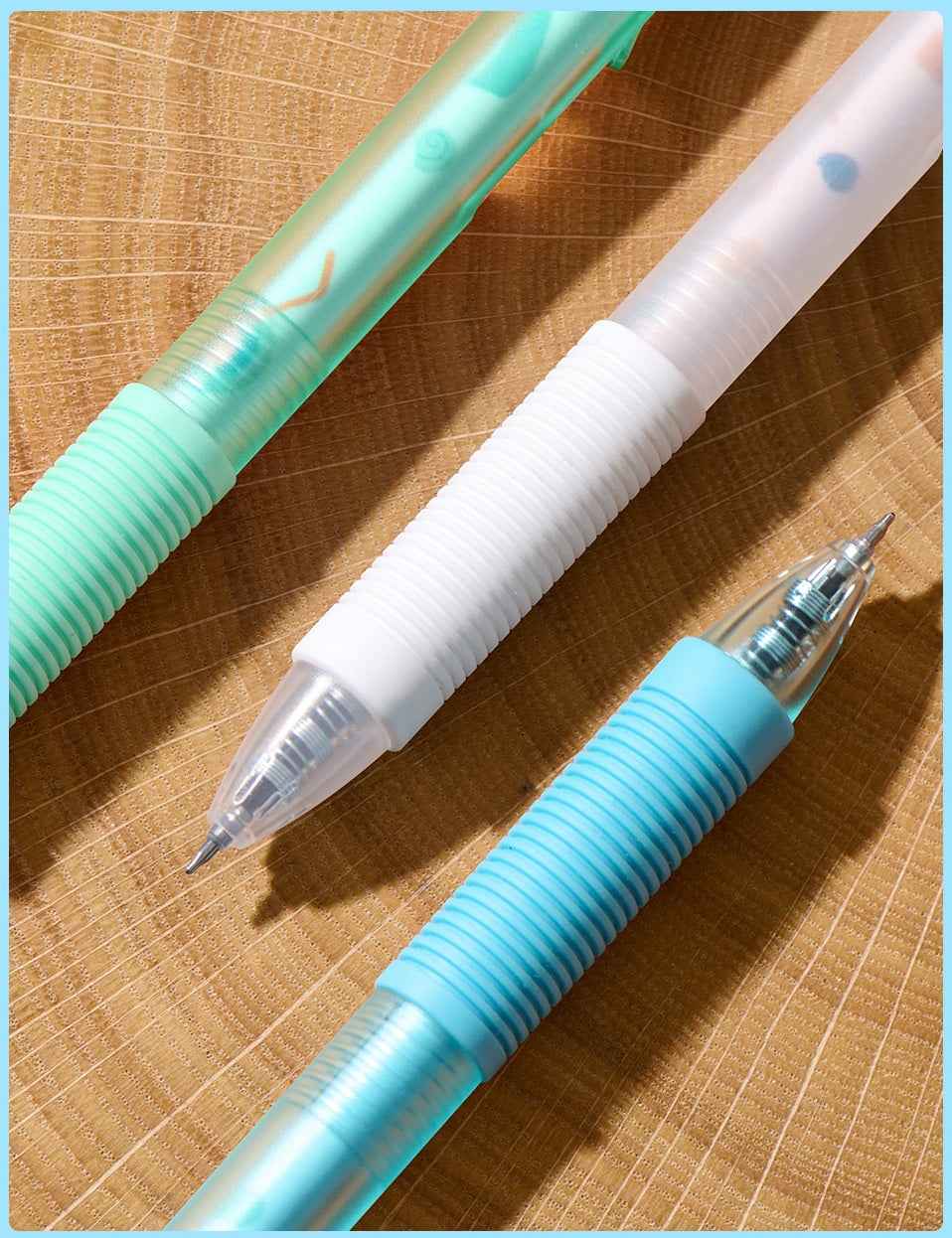 KACO K1 Gel Pen Coast Line 0.5mm Black Ink 4 Pack