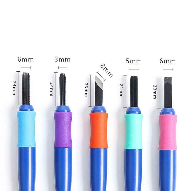 KAKURI Japanese Wood Carving Tools Set for Beginners 5 Pcs