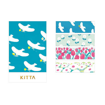 KING JIM KITTA Accordion Fold Masking Tape Sticker - JABARA - TTpen