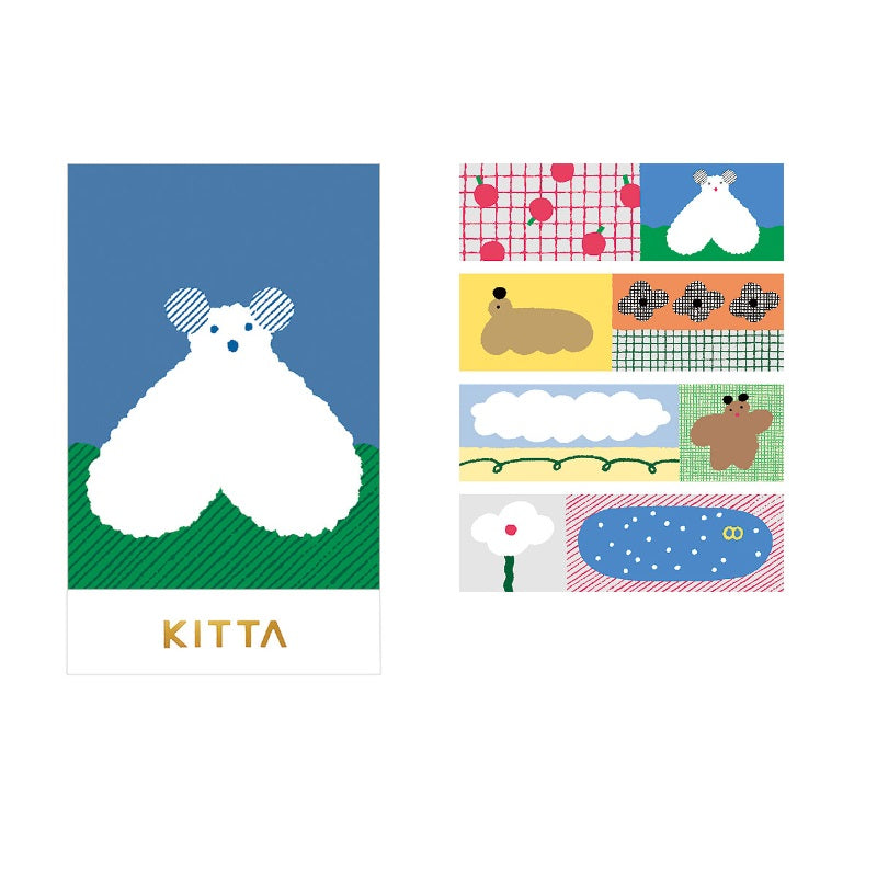 KING JIM KITTA Masking Tape Sticker - BASIC - TTpen