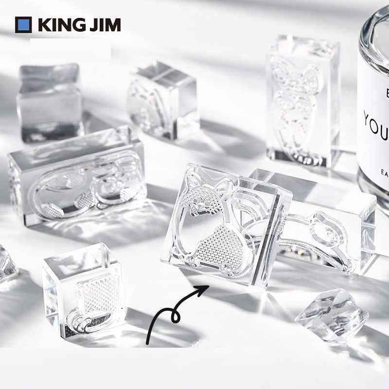 KING JIM Kori Jirushi Ice Cube Stamp Set HITOTOKI
