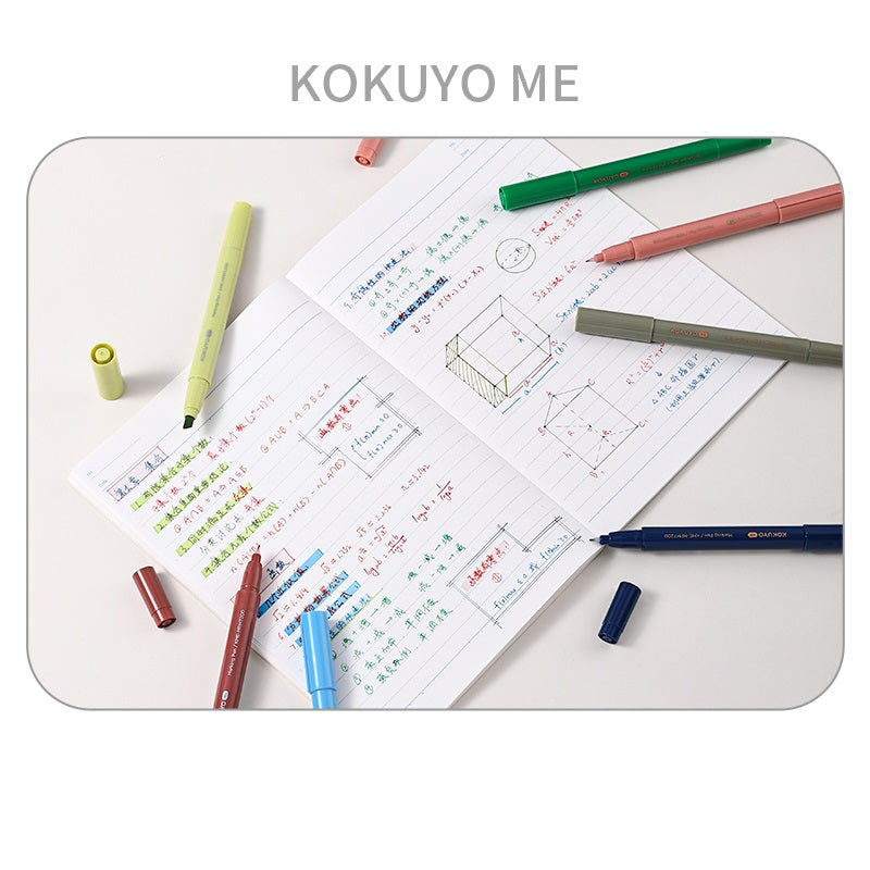 KOKUYO ME 2 Way Marking Pen 4 Color Pack