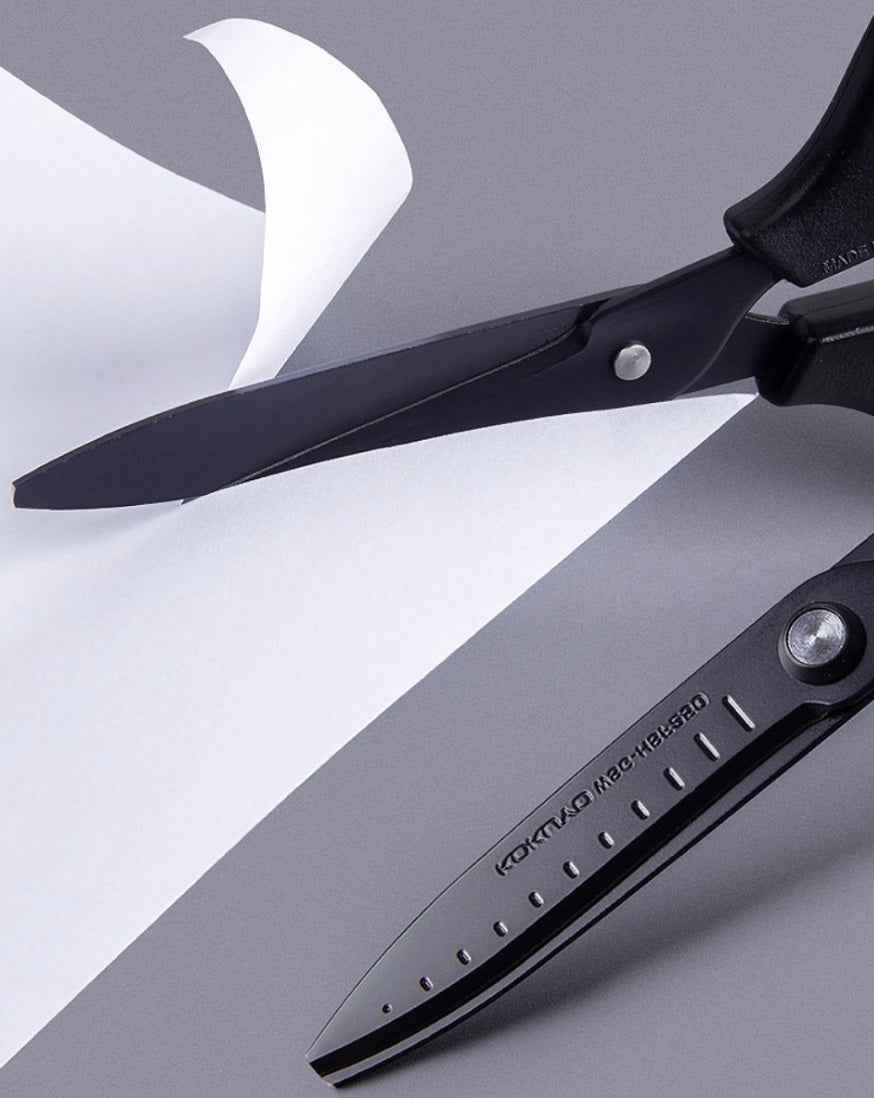 KOKUYO AIROFIT SAXA SCISSORS GLUELESS TYPE Fluorine Coating 3 Pack