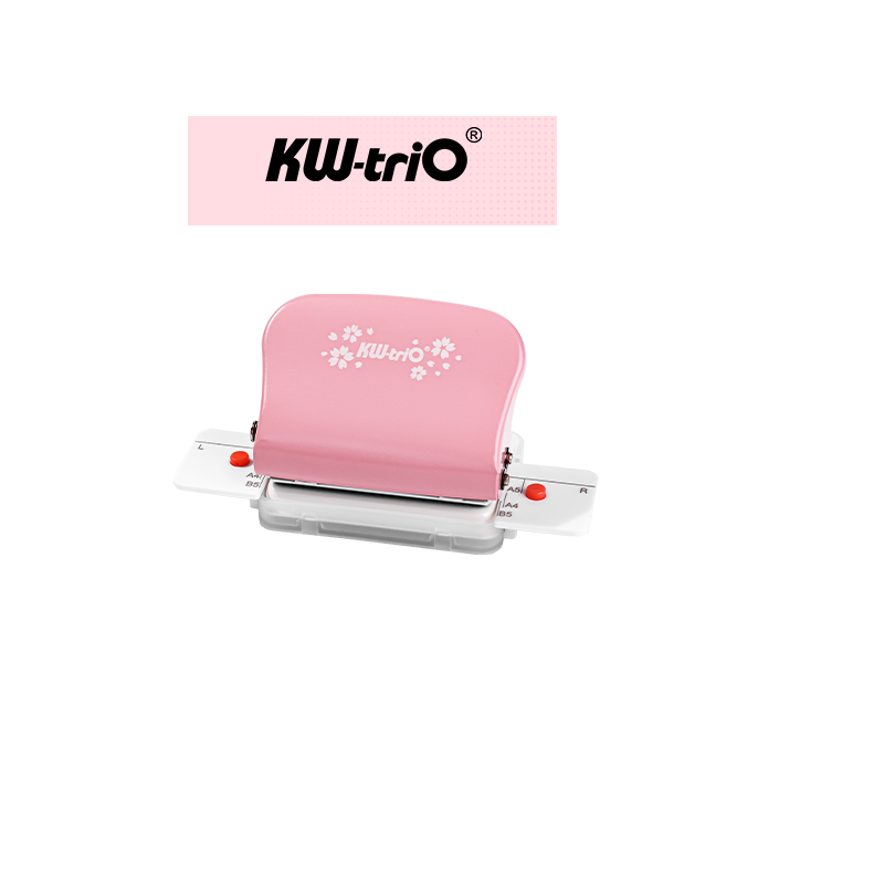 KW-trio 6-Hole Paper Punch Handheld for A4 A5 B5