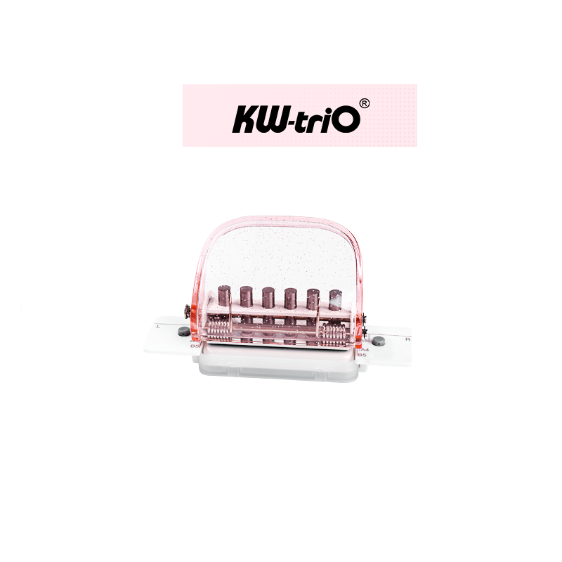 KW-trio 6-Hole Paper Punch Handheld for A4 A5 B5