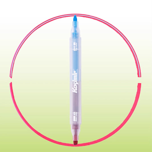 Kasimir Dual-Tip Overlapping Highlighter Set | 6-Piece 12-Color