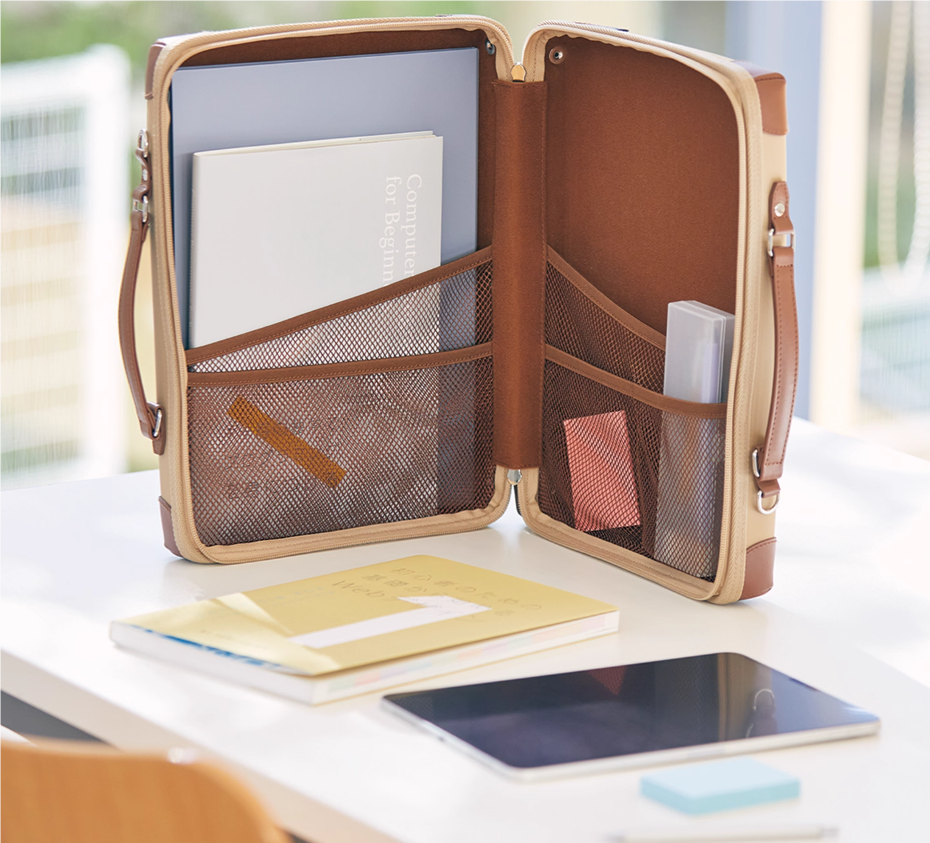 King Jim Carchette Carrying Pencil Case Portable School Organizer