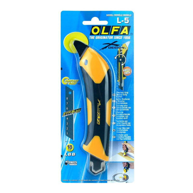 OLFA 18mm Heavy-Duty Utility Knife (L-5)