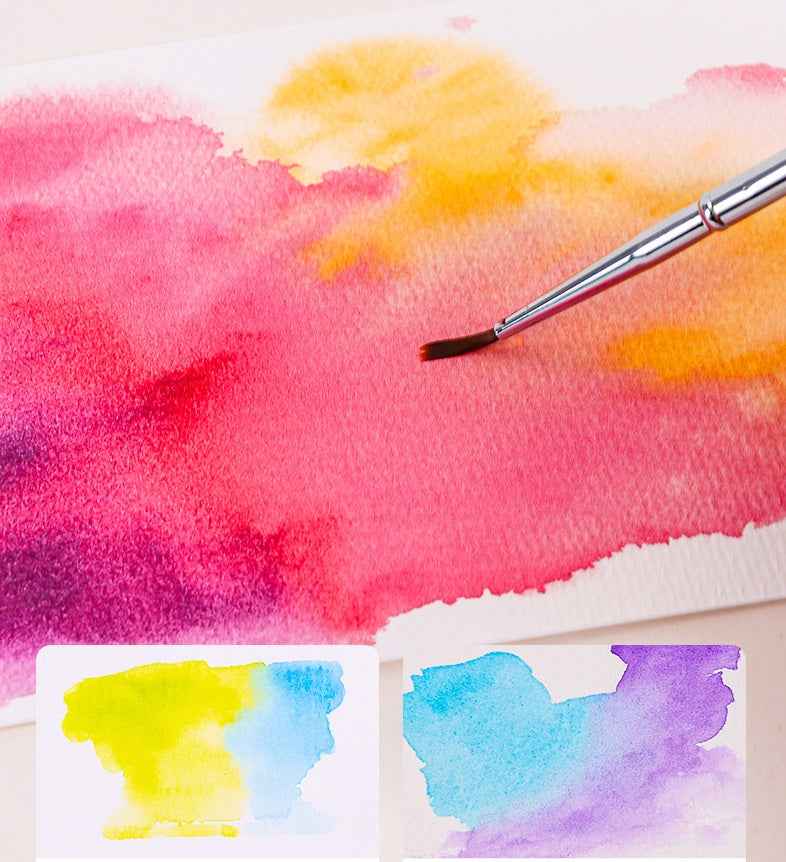 LANGUO Watercolor Paint Set,Field Pocket,16 Colors