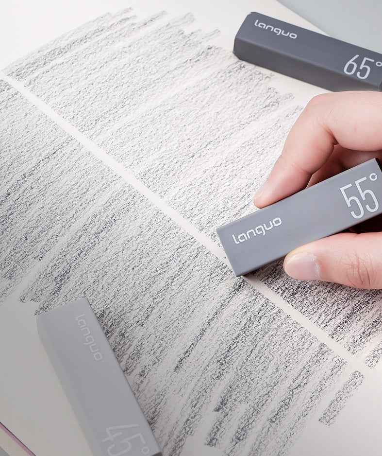 Languo 3 Hardness Drawing Sketching Erasers Set - 9 Pack