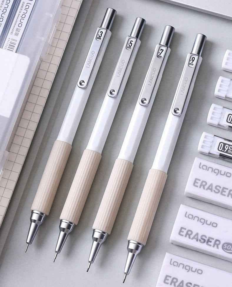 Languo 4PCS Metal Drawing Mechanical Pencils Set