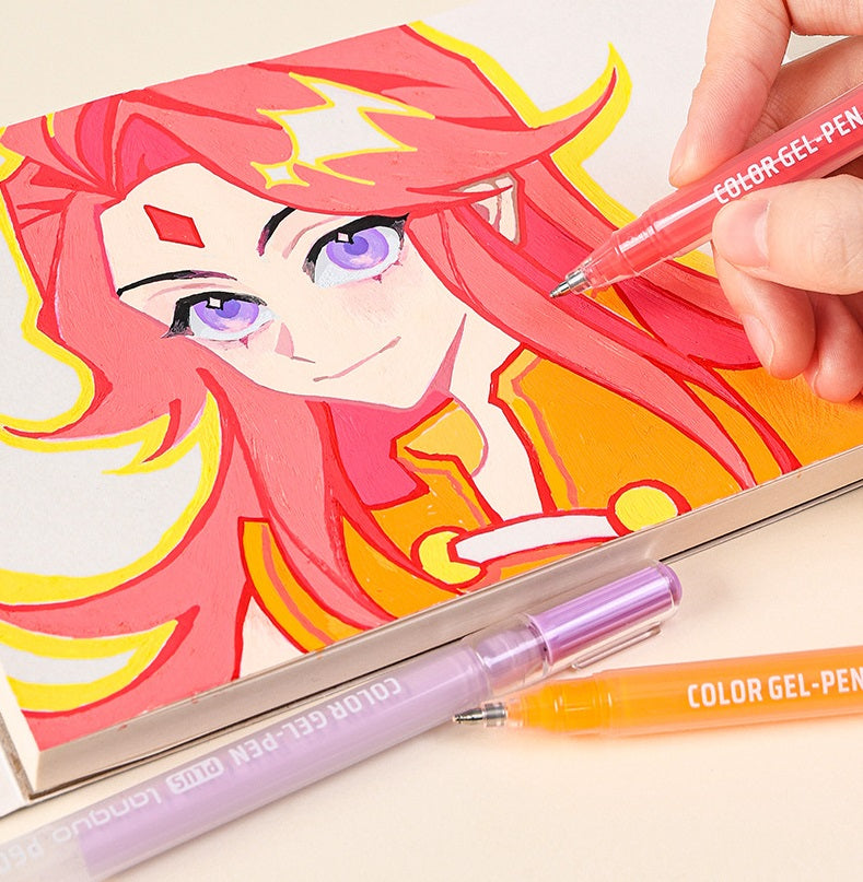 Languo 3D Acrylic Painting Gel Pens for Coloring 36/54 Colors Set