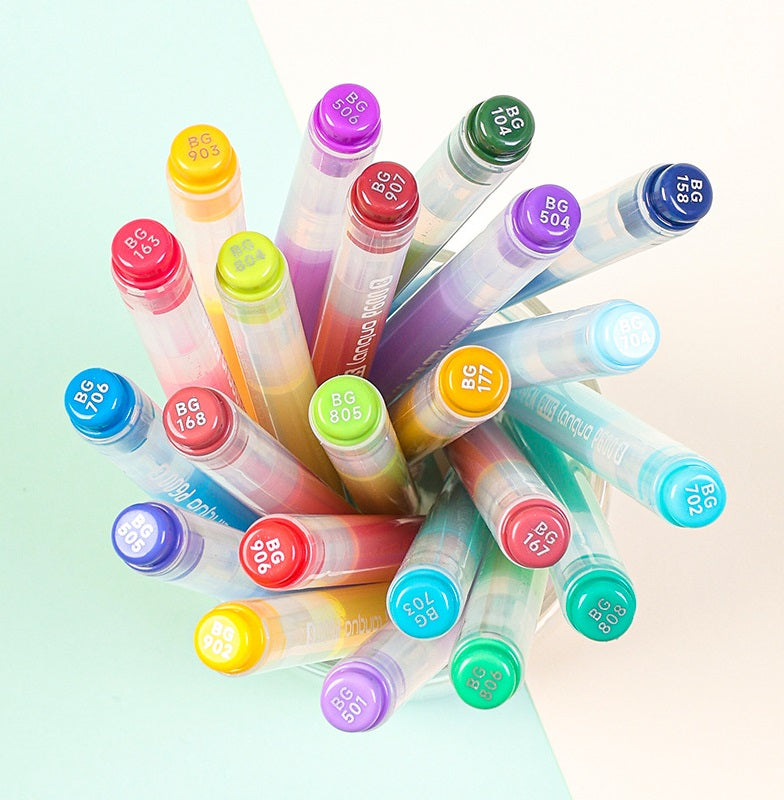 Languo 3D Acrylic Painting Gel Pens for Coloring 36/54 Colors Set