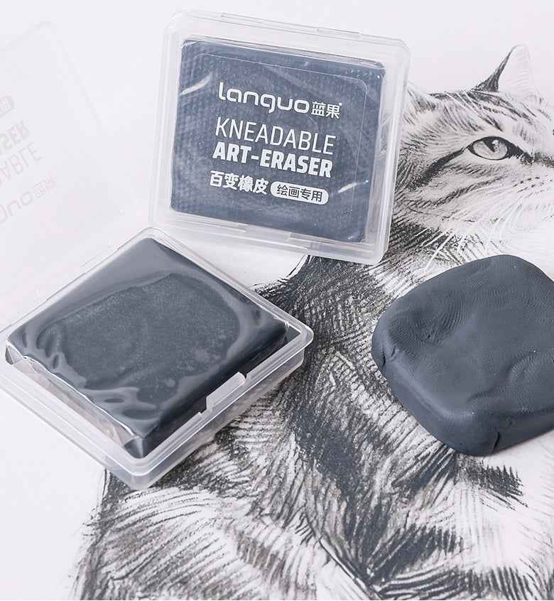 Languo Kneaded Eraser, 6 Pack, Grey