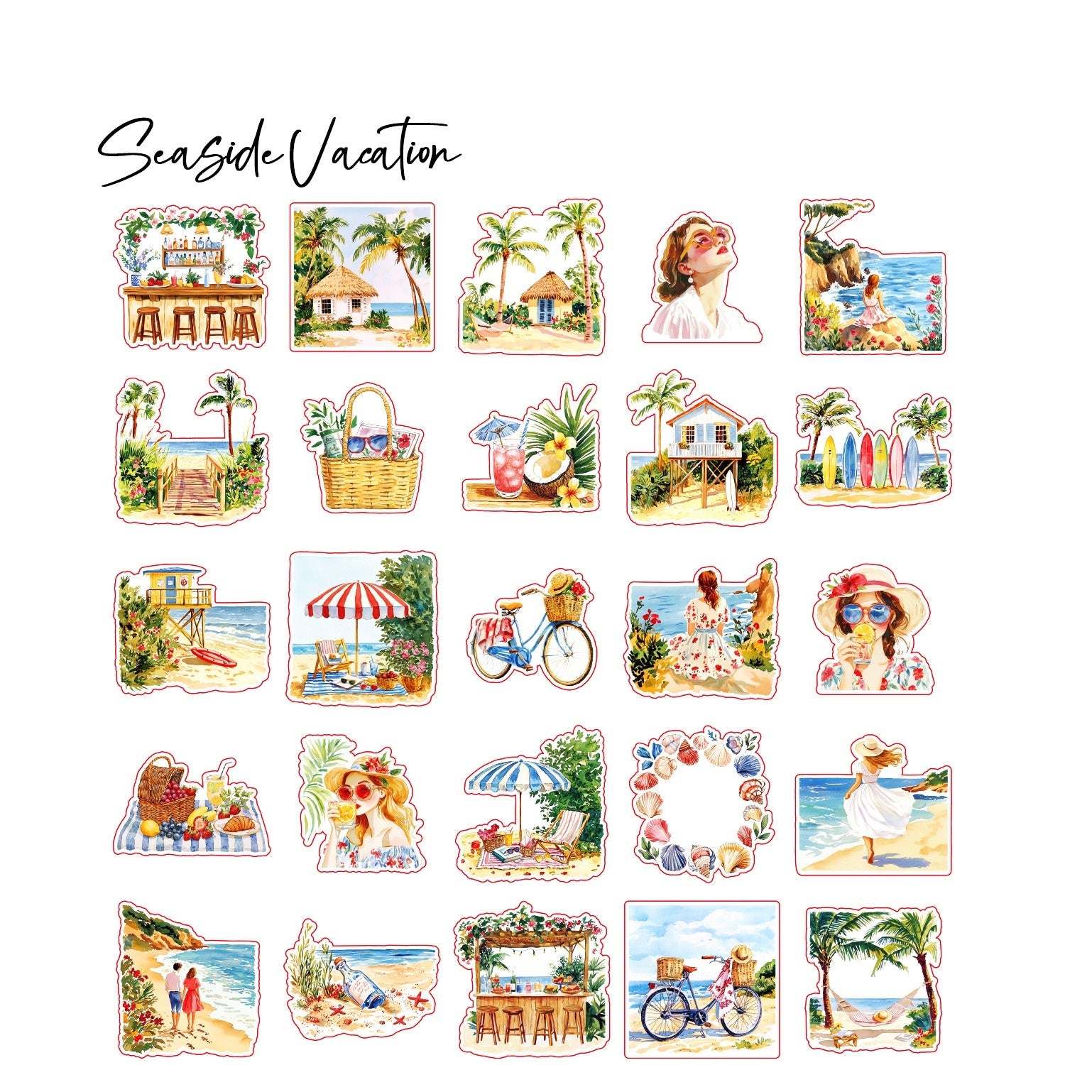 150-Piece Life Notes PET Sticker Tape Set for Journaling Planners DIY Crafts