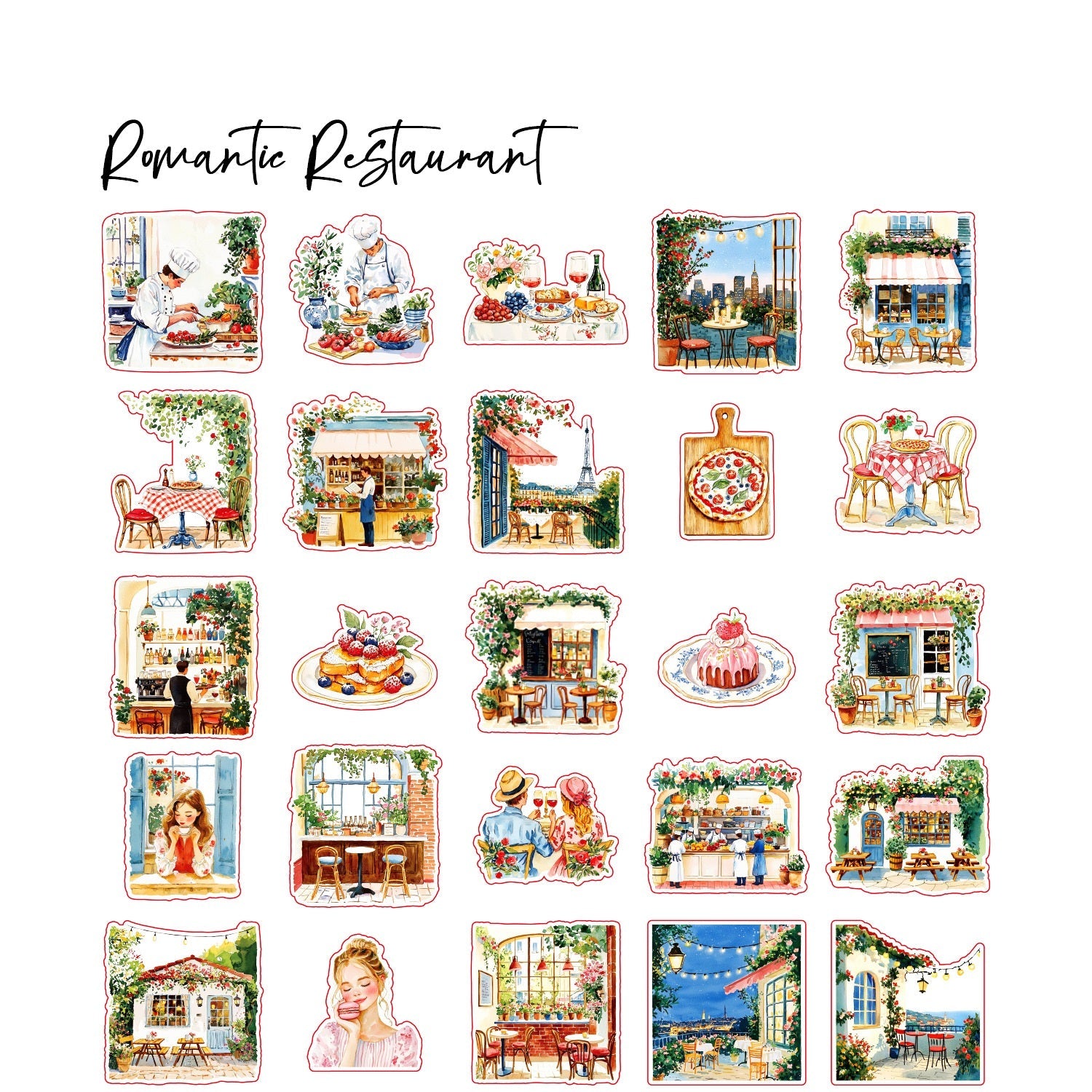 150-Piece Life Notes PET Sticker Tape Set for Journaling Planners DIY Crafts