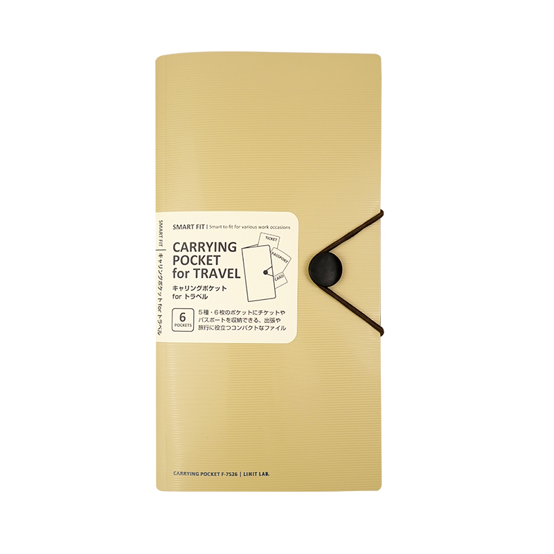 Lihit Lab Japan Carrying Pocket Travel Passport Holder