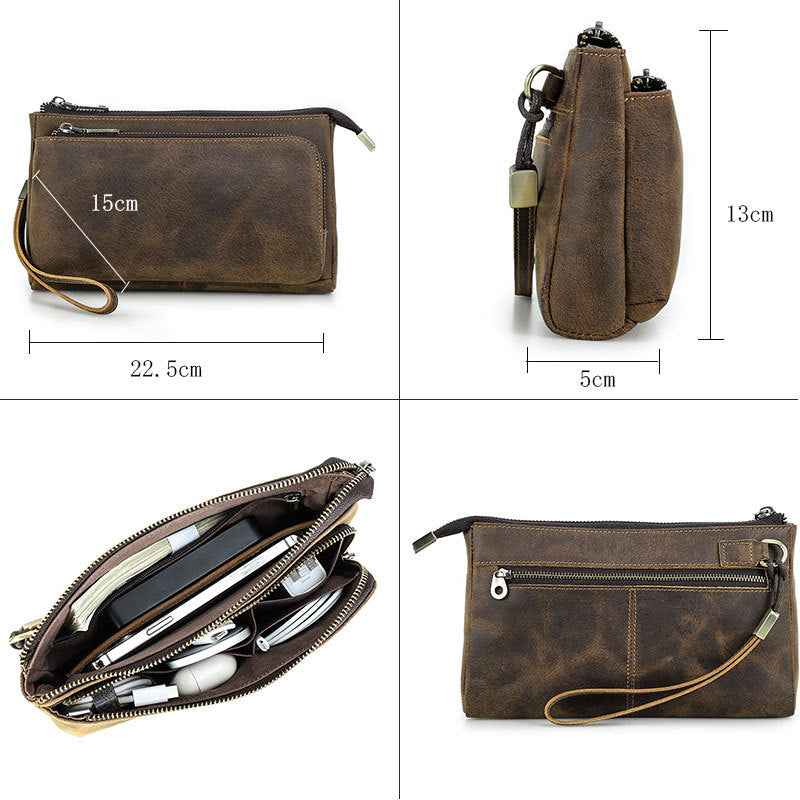 Leather Apple Accessories Clutch Bag Electronic Organizer Case - TTpen