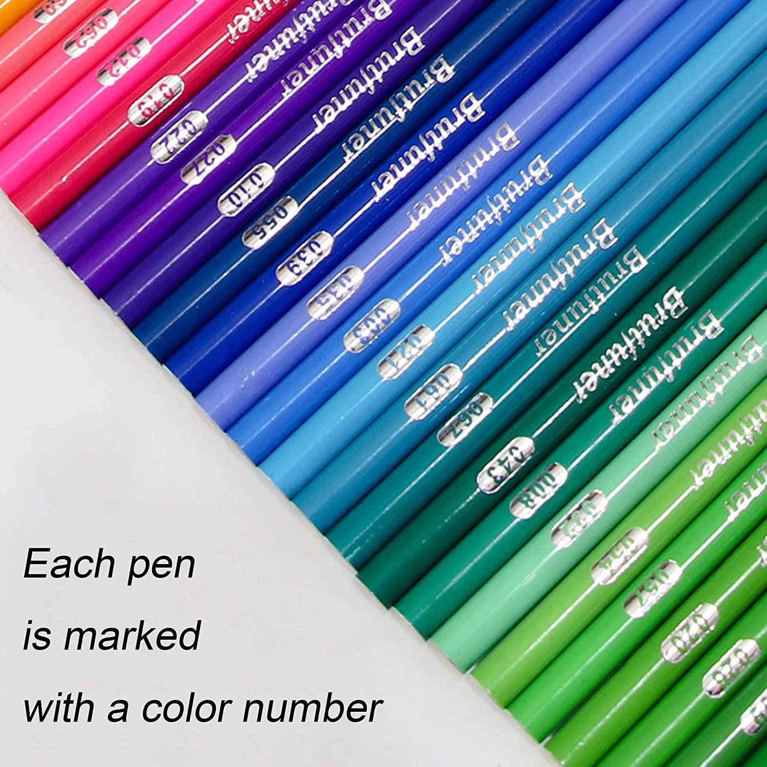 BRUTFUNER Macaron 80 Colored Pencils for Adult Coloring Books - TTpen