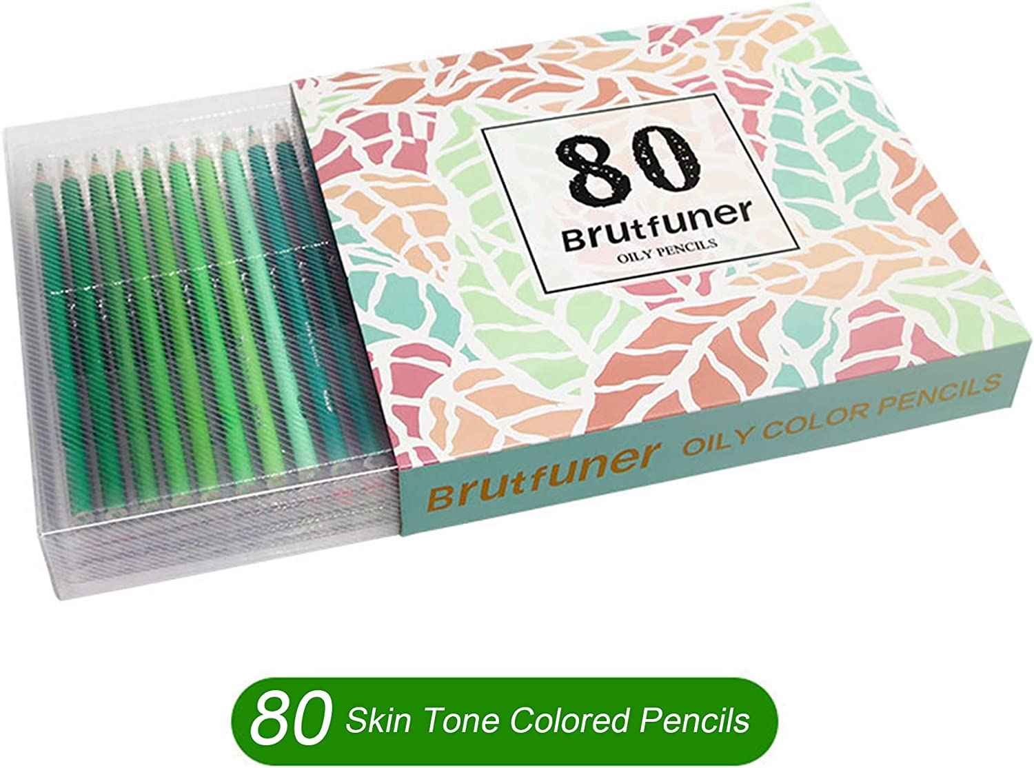 BRUTFUNER Macaron 80 Colored Pencils for Adult Coloring Books - TTpen