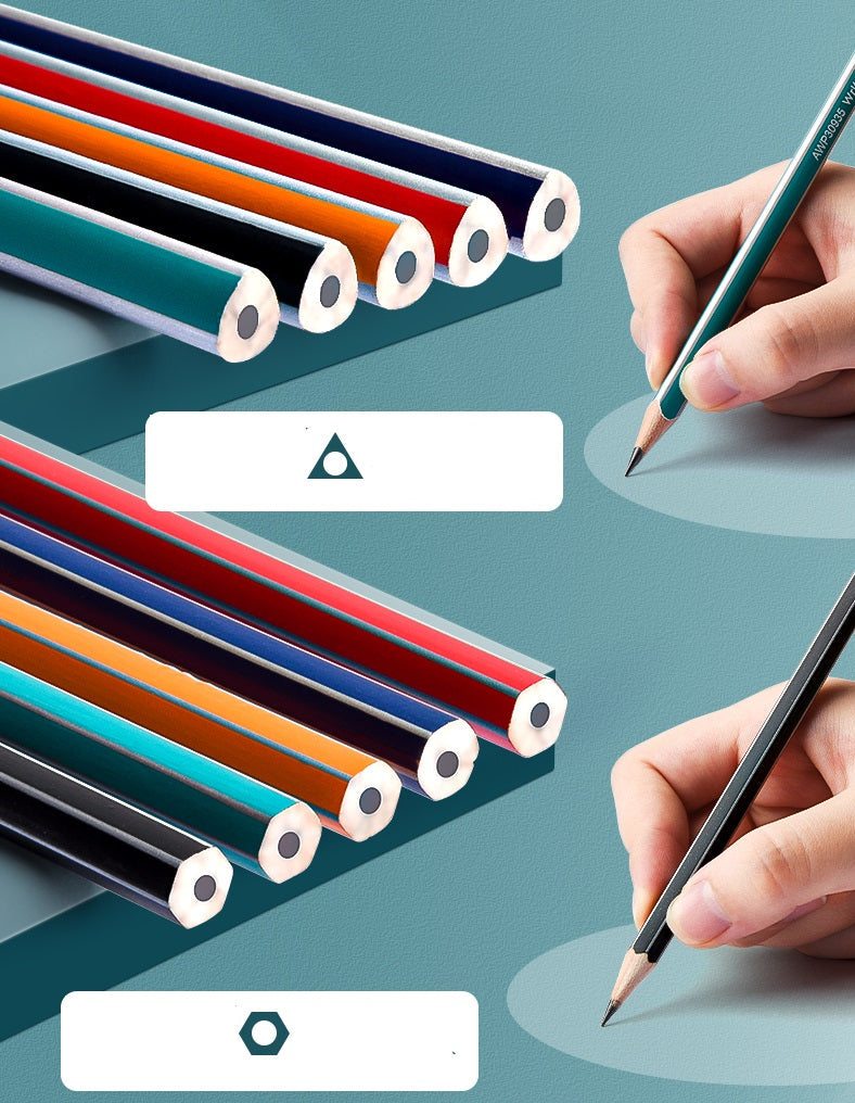 M&G Student Wood Pencil Set - HB/2B with Eraser 30-Pack