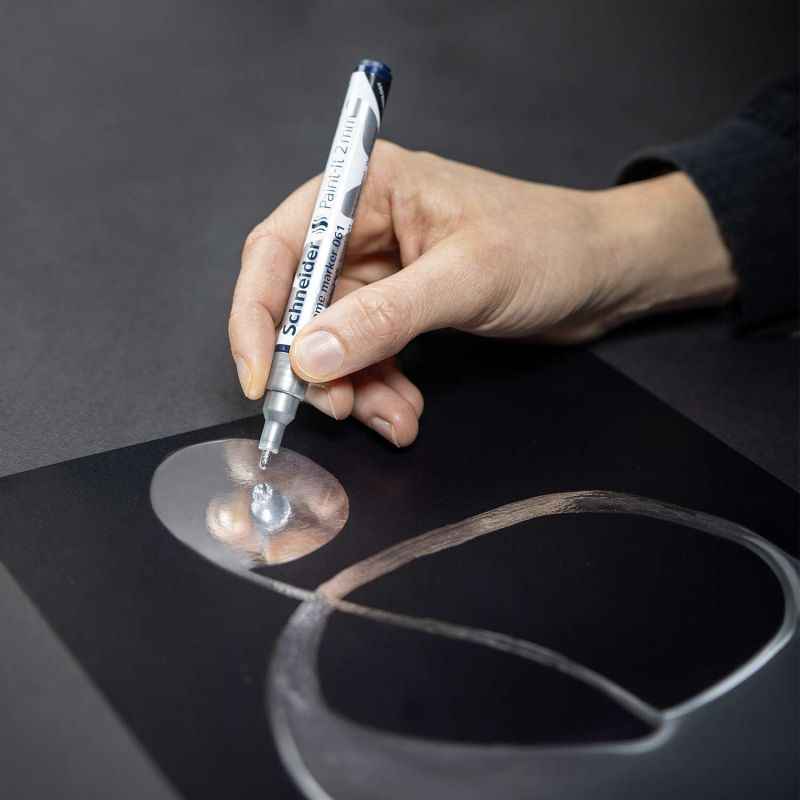 Schneider Chrome Metallic Marker Paint-It 060/061 Pens - 2 Pack