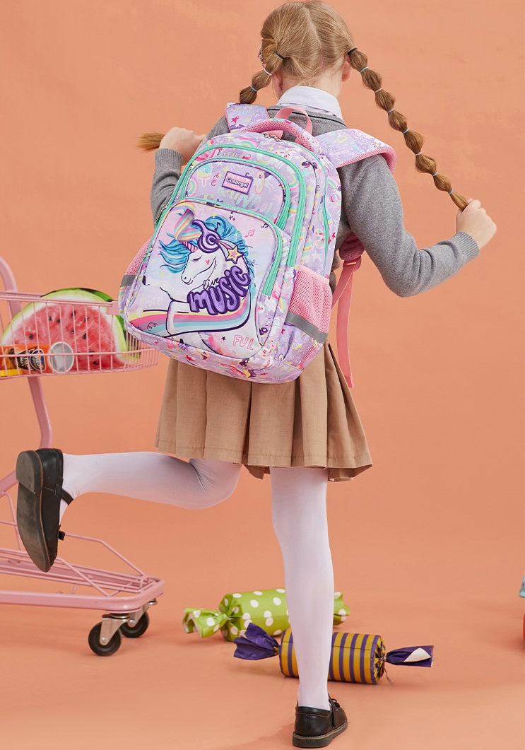 School Backpack Pencil Lunch Bag 3in1 for Boys and Girls Kids