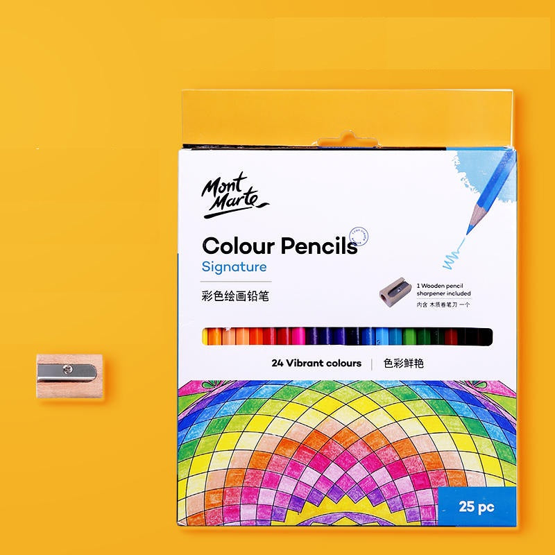Mont Marte Coloured Pencils-Pack Of 12 18 24 Pack Of 24